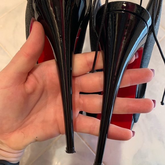 Christian Louboutin Farfamesh glitter bootie - Picture 5 of 8